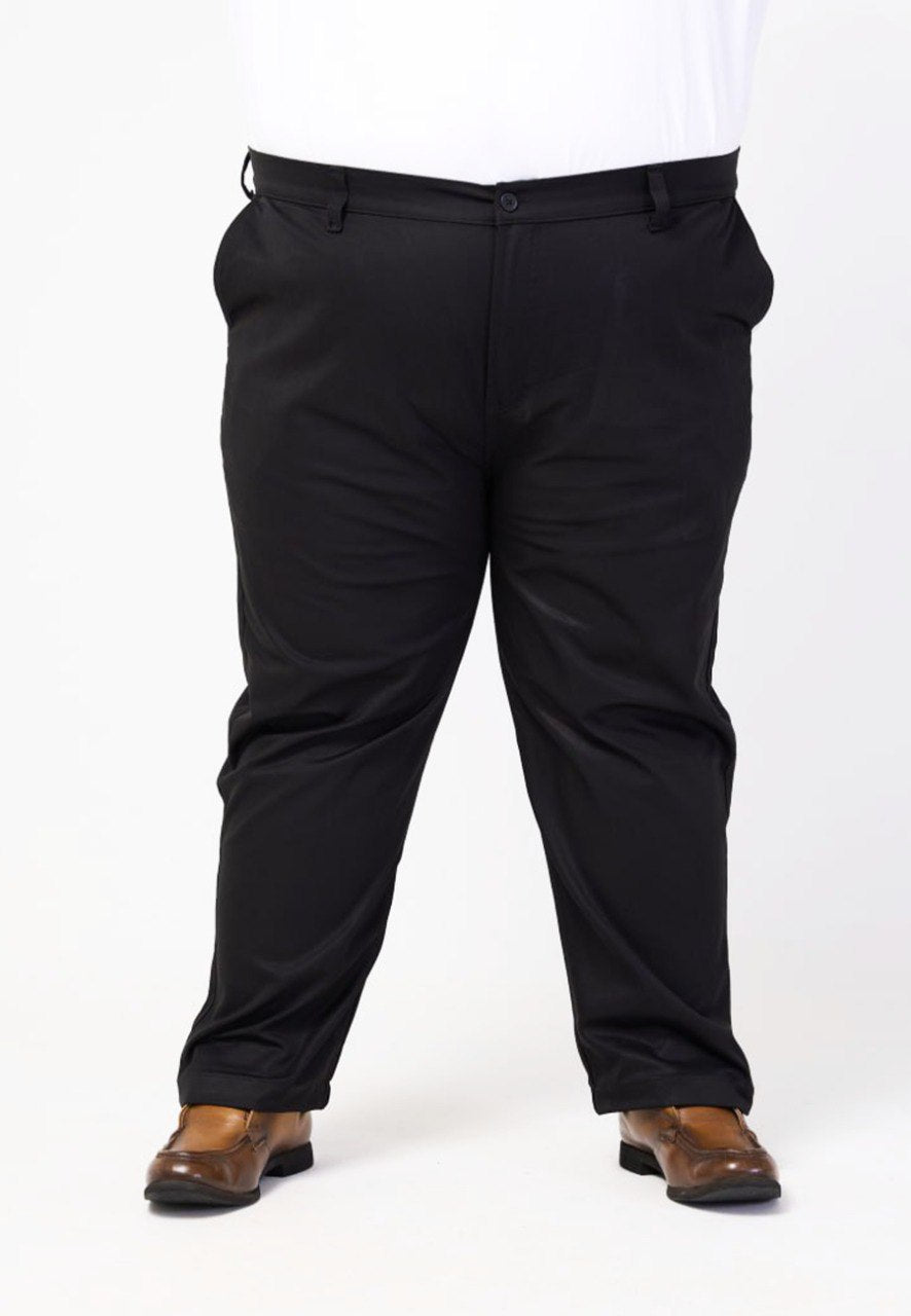 Plus Size Slack Pants #8359 | Plus Size Regular Fit Stretchable Slack Pants