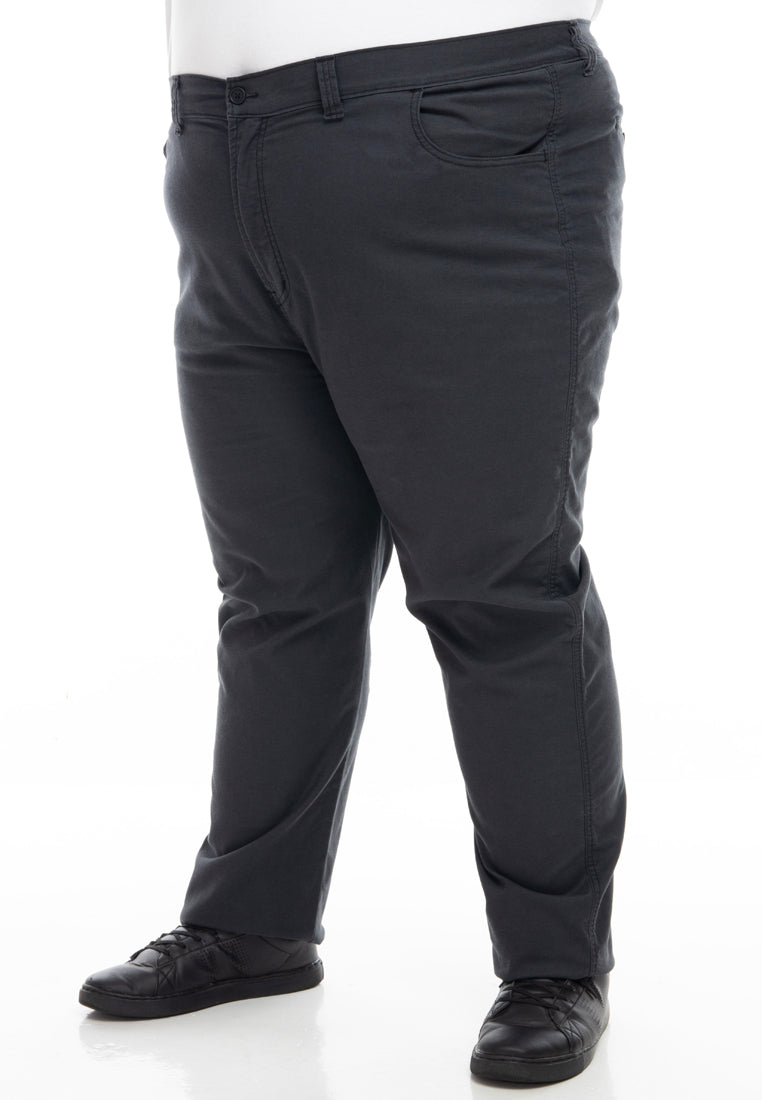 Men Supper Elastic Stretchable Cotton Pant In Black  Turbo Brands Factory